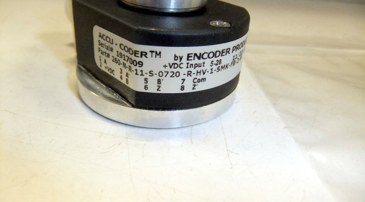 Encoder Products Encoder 260XN 260-N-R-11-5-0720-R-HV-1-SMK-FB-2-N