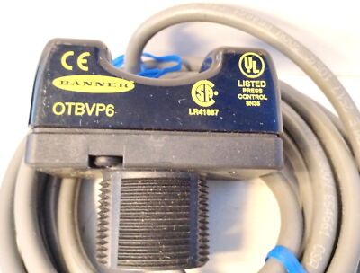 Banner Engineering OTBVP6 28589 10-30 V DC Optical Touch Button W/ 6.5 ft Cable
