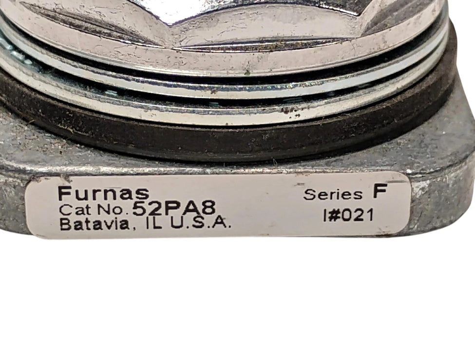 Furnas 52PA8A1 Pushbutton Operator w/ Flush Black Cap