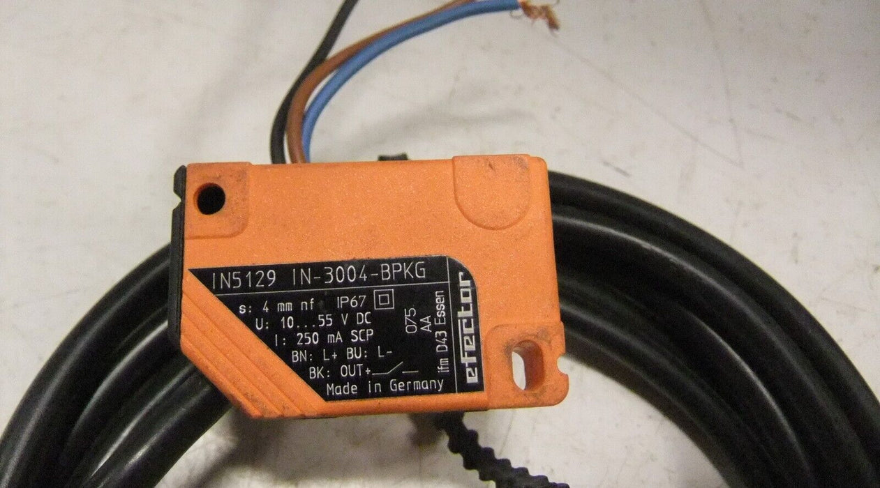 IFM Efector IN-5129 IN-3004-BPKG Inductive Sensor