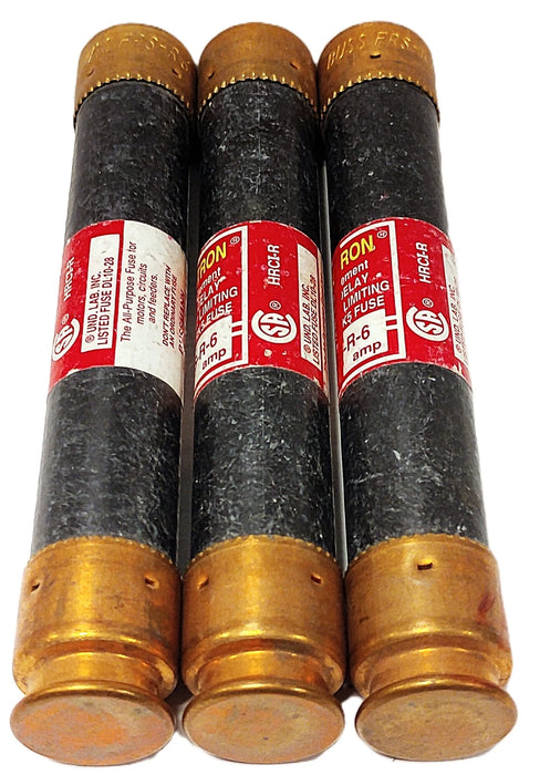 Bussmann FRS-R-6 600VAC 6 A Class RK5 Time-Delay Current-Limiting Fuses
