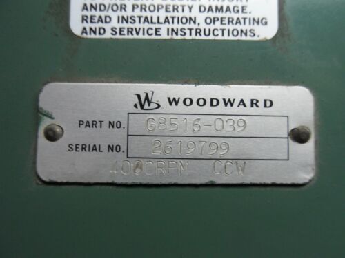 Woodward G8516-039 Governor