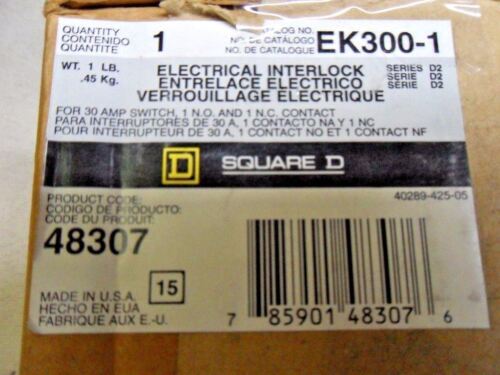2 Square D EK300-1 INTERLOCK