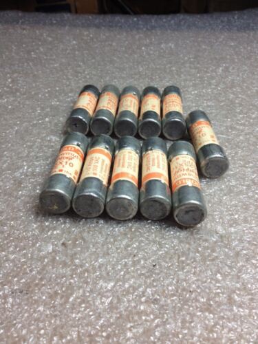 10 Gould Shawmut Amp-Trap A25X10-1 Fuses