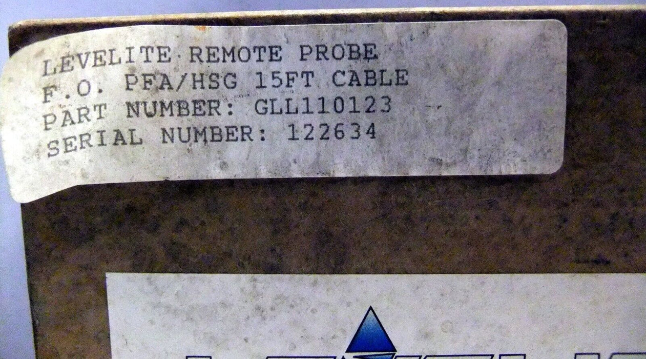 Levelite Teflon Fiber Optic Remote Probe GLL1100123 15 FT Cable