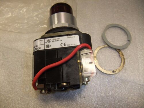 Allen-Bradley PUSH BUTTON PILOT LIGHT RED 800T-PT16 800T-PT16R
