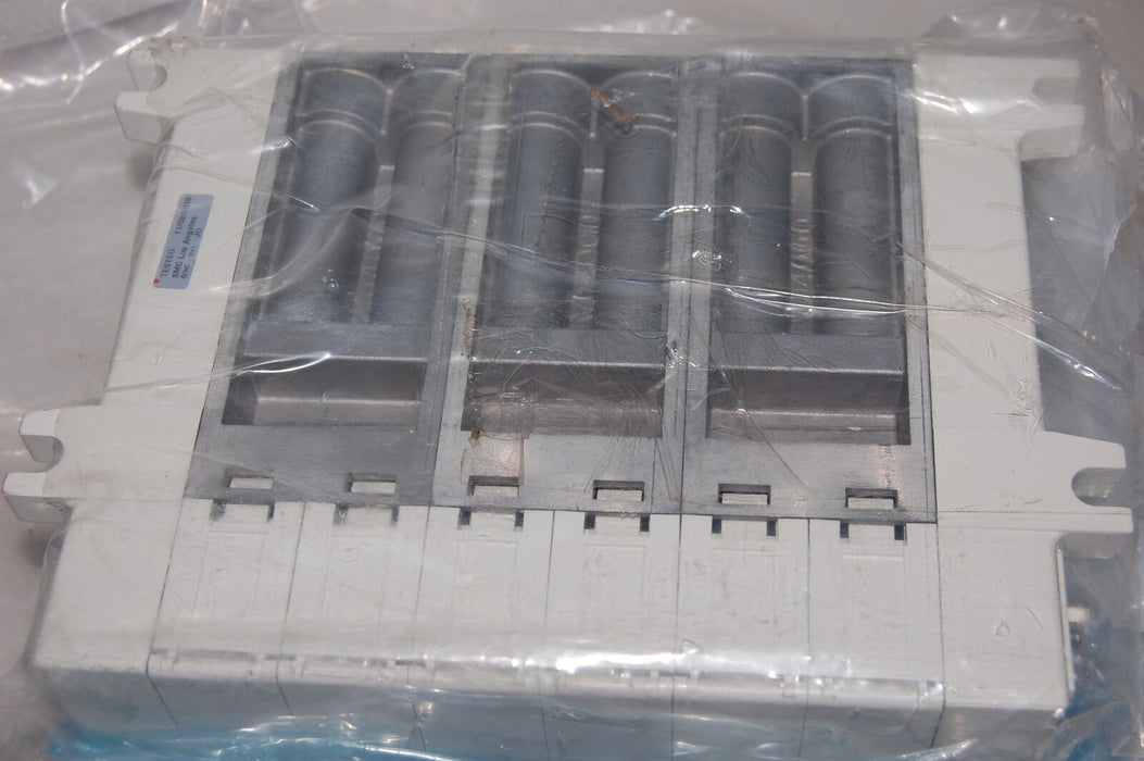 SMC VV5Q41-0602TLU2 Manifold W/ Plug In