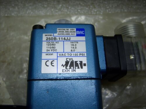 Mac Valve 250B114JJ