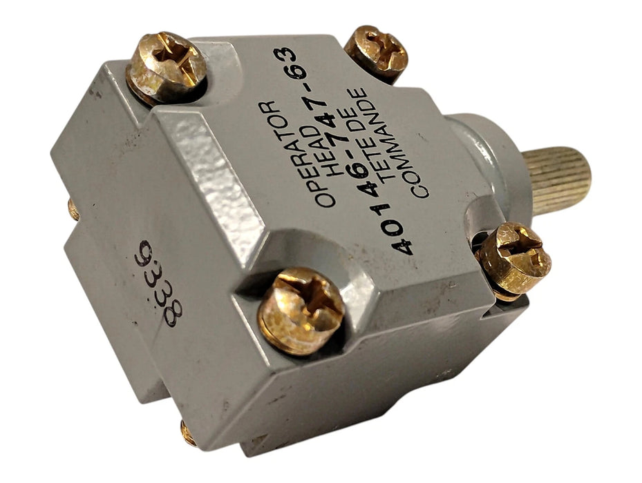 Allen-Bradley 40146-747-63 Actuator for 802T Rotary Gear Limit Switches