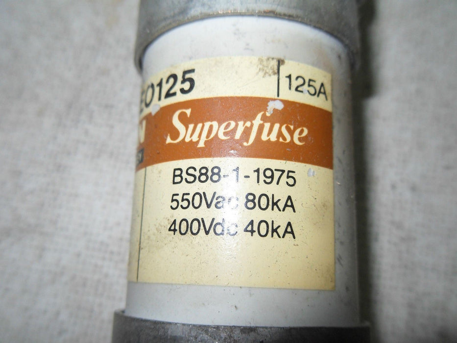 Dorman Superfuse DEO125 125A 550VAC Fuse
