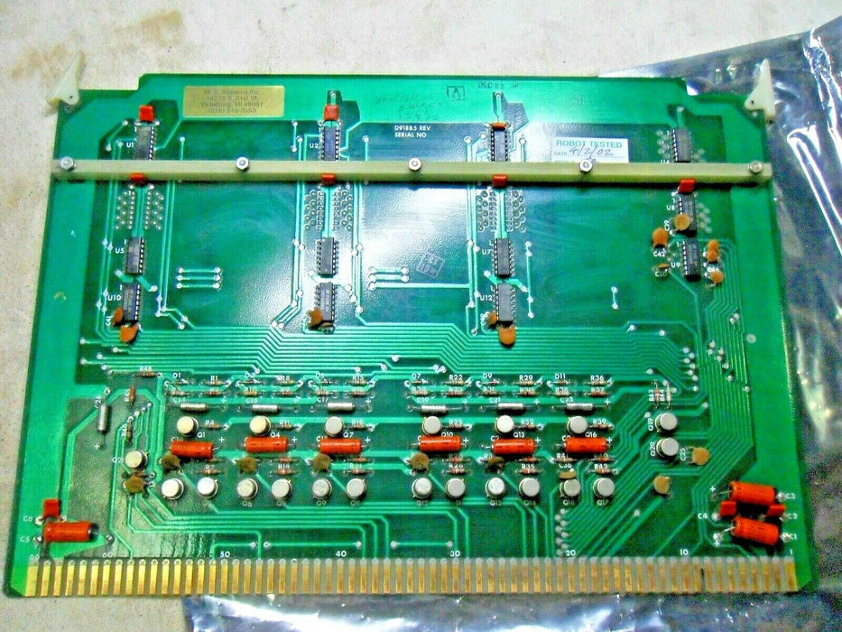 1 UNIMATION INC D918B5 BOARD