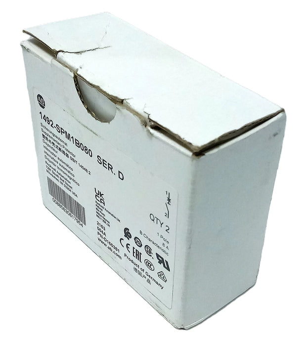 Allen-Bradley 1492-SPM1B080 277VAC/48VDC 8 A 1 Pole Supplementary Protector