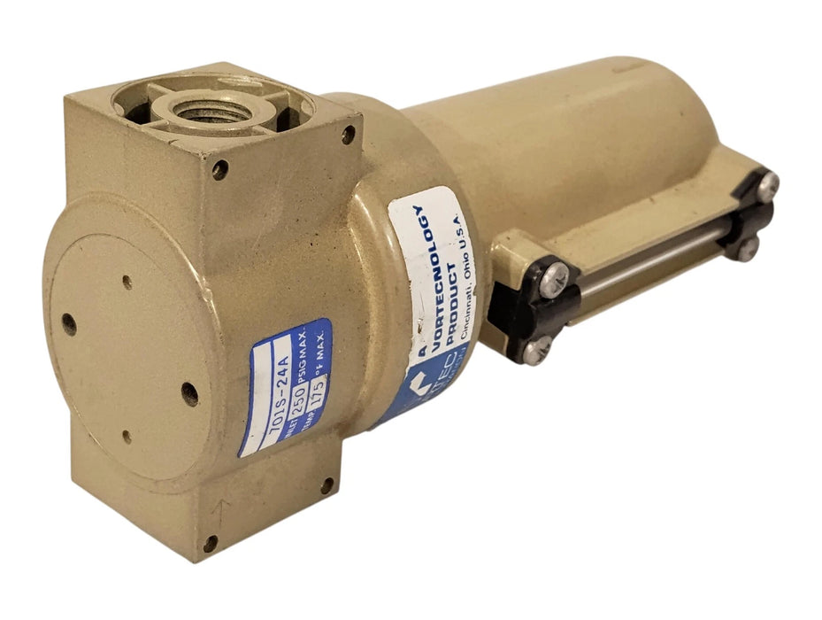 Vortecnology 701S-24A 250 psig Air Line Lubricator
