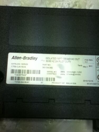 Allen-Bradley 1756-OA161/A OUTPUT MODULE