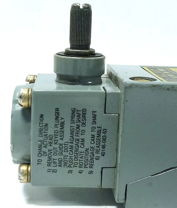 Allen-Bradley 802T-HP 600 V AC 10 A Oiltight Rotary Gear Limit Switch