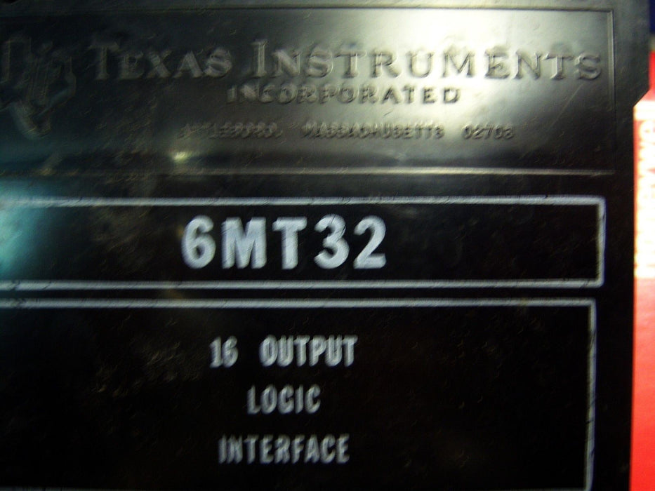 5 Texas Instruments 6MT32 Output Modules