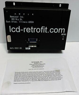 Newssor LCD Display Replacement for Fanuc A61L-0001-0093 Display Module