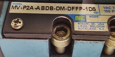 MAC Valves MV-P2A-ABDB-DM-DFFP-1DS SMA-1188 Solenoid Valve