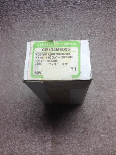 GE CR104ME005 ILLUMINATED PUSHBUTTON