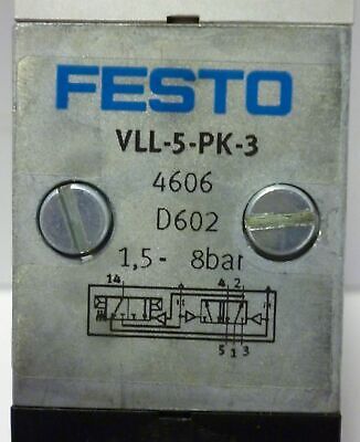 Festo VLL-5-PK-3 5/2 way Binary Reduction Valve with Sub-Base