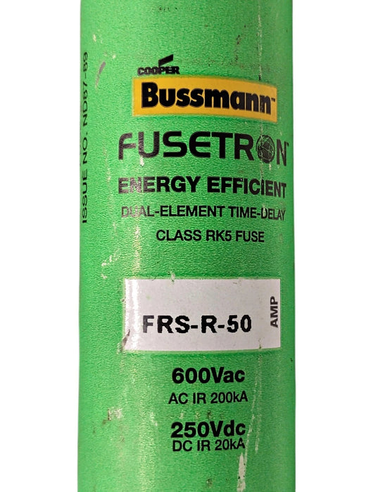 Bussmann FRS-R-50 600 V AC 50 A Current-Limiting Time-Delay Fuses