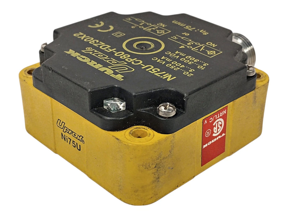 Turck NI75U-CP80-FDZ30X2 20-250VAC/10-300VDC Inductive Proximity Sensor
