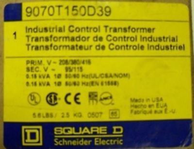 Square D 9070T-150D39 Control Transformer