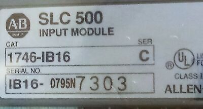 Allen-Bradley 1746-IB16 SLC 500 Ser C PLC Input Module