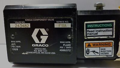 Graco 243482 Series F11A Air-Operated Dispensing Valve
