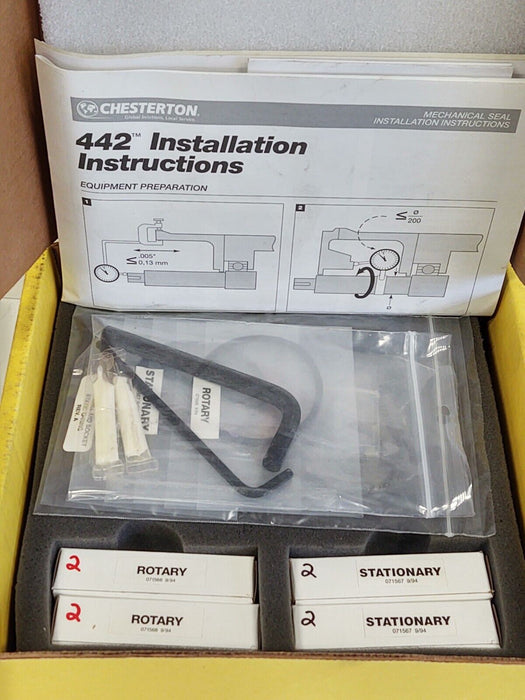 Chesterton Rebuild Kit for 442HP -14 Seal Size -14 Shaft Size 1.750 in