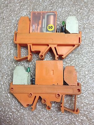 6 Weidmuller V23127-B0006-A201 Relays with Modules