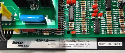 Seco Drives Q7006 115/230 V AC 1 HP Quadraline 7000 Series Regenerative DC Drive