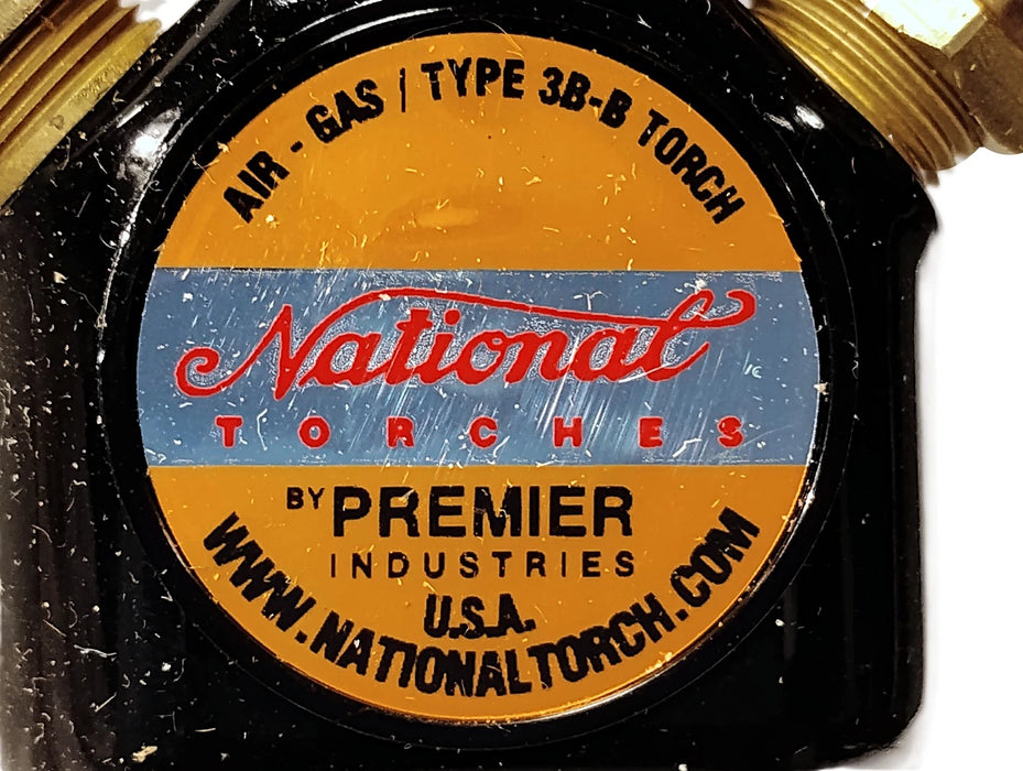 Premier Industries 3B-B Air/Gas Premix Blowpipe Hand Torch w/ 9/16-18 Port