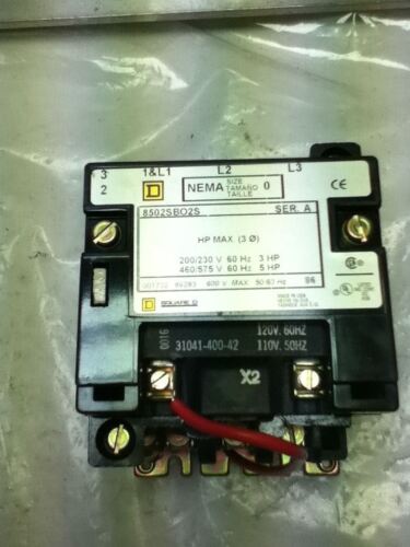 Square D 8502-SBO2-V02S CONTACTOR