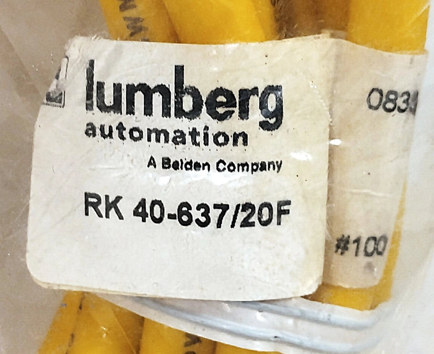 Lumberg RK 40-637/20F 500002697 300 V 5.6 A PLC Cable