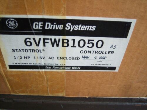 GE Statotrol Motor Control 6Vfwb1050
