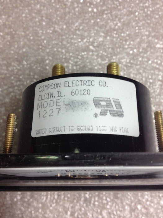 Simpson 1227 Analog Panel Meter