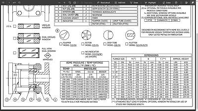 Jacoby-Tarbox 910-FA 316SS Flapper Valve with Sight Glass