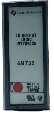 Texas Instruments 6MT32 16 Point PLC Output Module