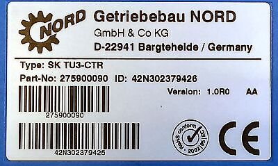 NORD SK-TU3-CTR Keypad Interface for 520E Drive