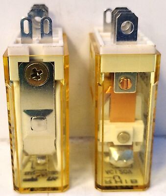 IDEC RH1B-U RH1B-UAC120V 120 V AC 10 A SPDT Power Relays - Lot of 2