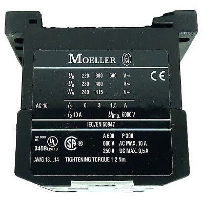 Klockner Moeller DILER-40-G 24 V DC 10 A Miniature IEC Contactor
