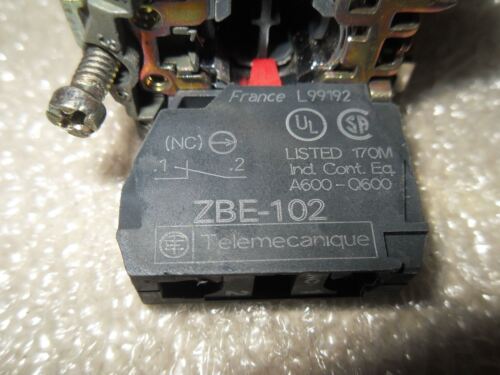 3 Telemecanique Push Buttons & Pilot Lights