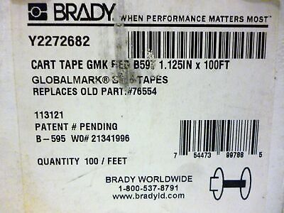 Brady 113121 GlobalMarK 2 Industrial Red Tape Cartridge