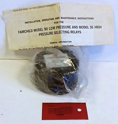 Fairchild 90052 Low Pressure Selector Relay