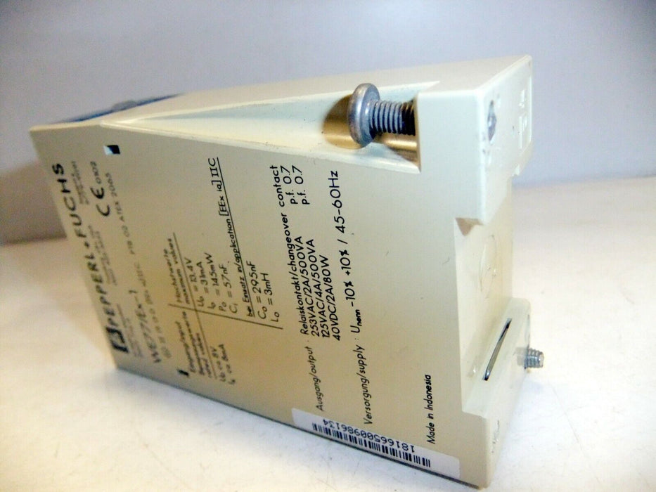 Pepperl Amplifier WE77/EX-1 129199
