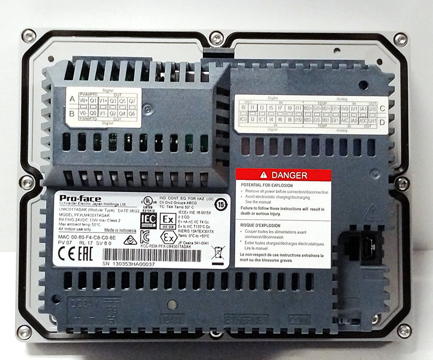 Schneider Electric LM4301TADAK PFXLM4301TADAK 24 V DC PLC Touch Panel