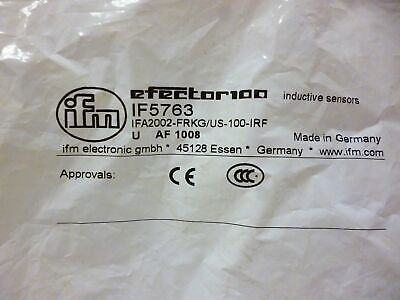 IFM EfectorIF5763 / IFA2002-FRKG/US-100-IRF Inductive Proximity Sensor