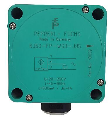 Pepperl NJ5C-FP-WS3-J95-P1 Inductive Proximity Sensor