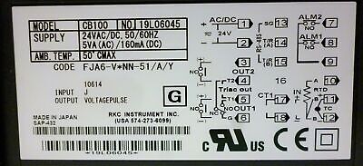 RKC Instruments CB100-FJA6-V*NN-51/A/Y Temperature Controller
